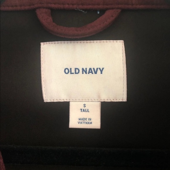 NWOT Old Navy Burgundy Faux Suede Moto Jacket - Picture 5 of 8